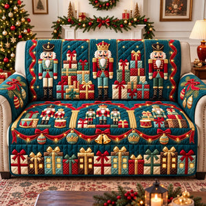 Nutcracker Gift Parade Sofa Cover - Made to Order