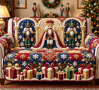 Nutcracker Royal Christmas Sofa Cover