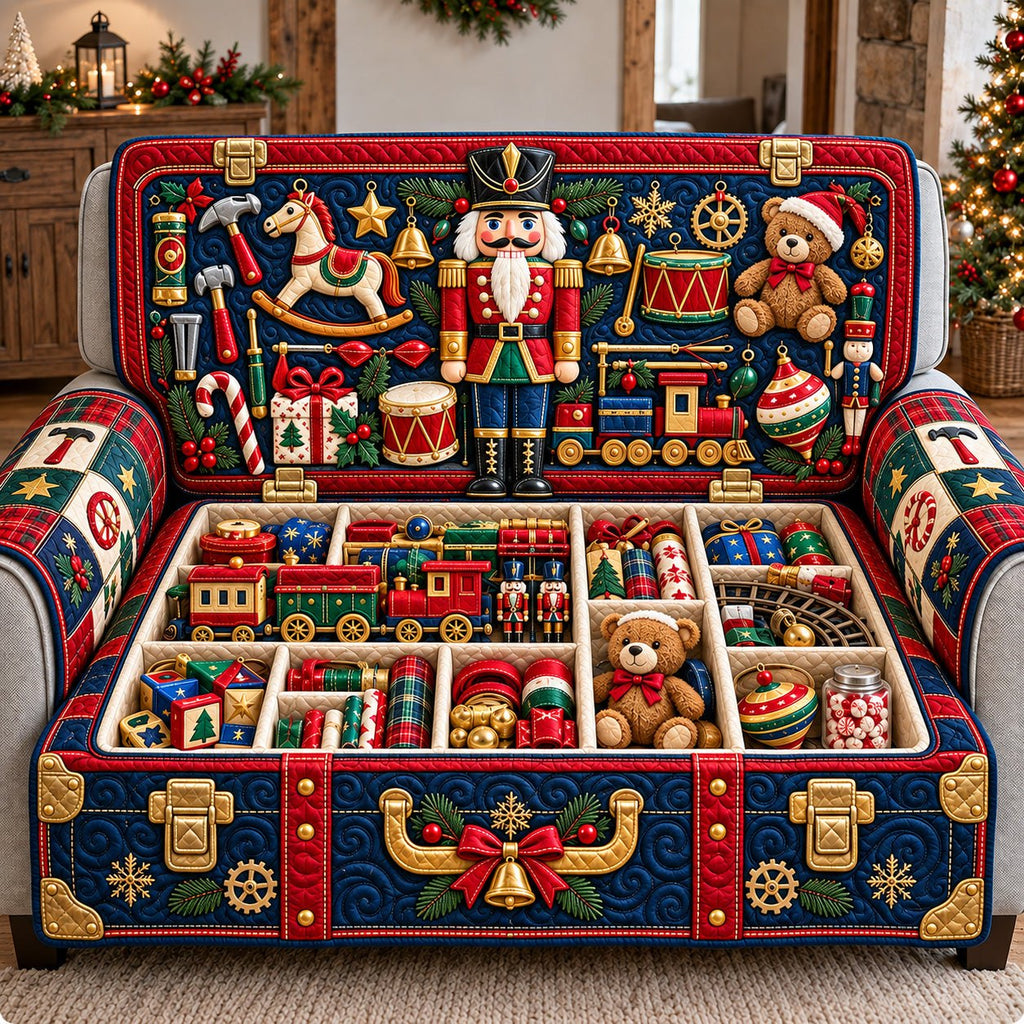 Nutcracker Toy Chest Sofa Cover