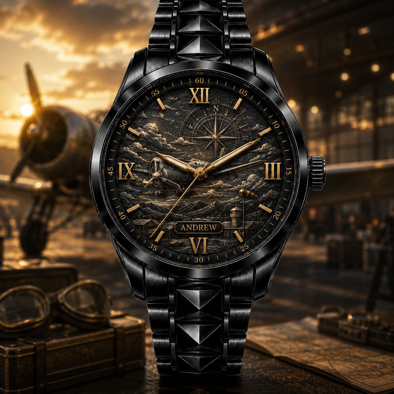 Custom Name Watch — personalized with a custom name