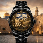 Custom Israel Heritage Watch — personalized with a custom name