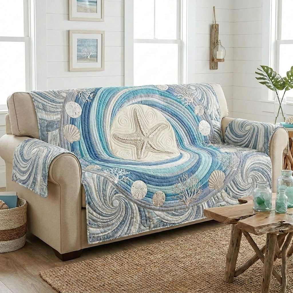 Ocean Breeze Haven Sofa Cover