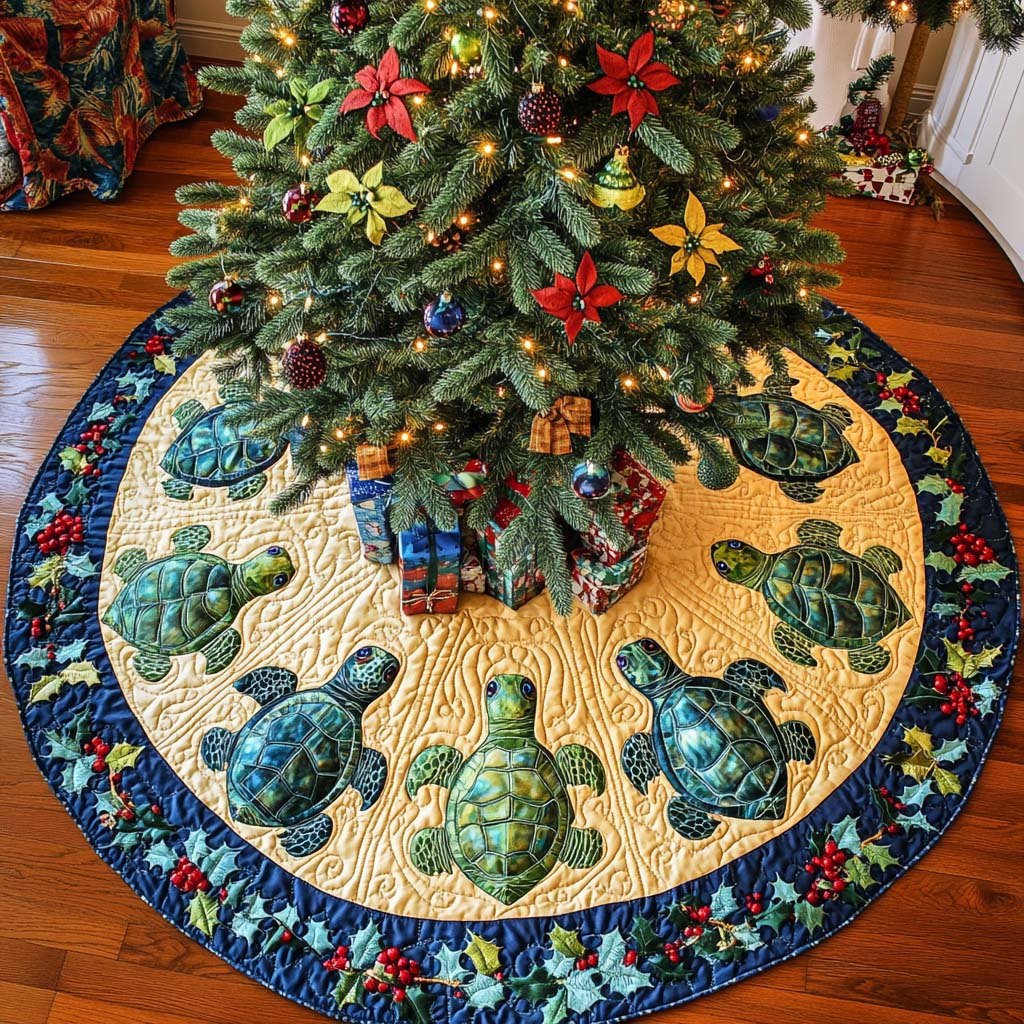 Ocean Spirit Christmas Tree Skirt