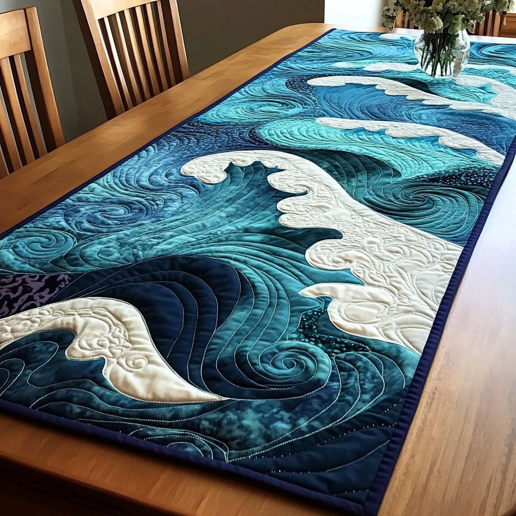 Ocean Surge Table Runner