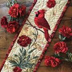 Ohio Garden of Red Flowers Table Runner