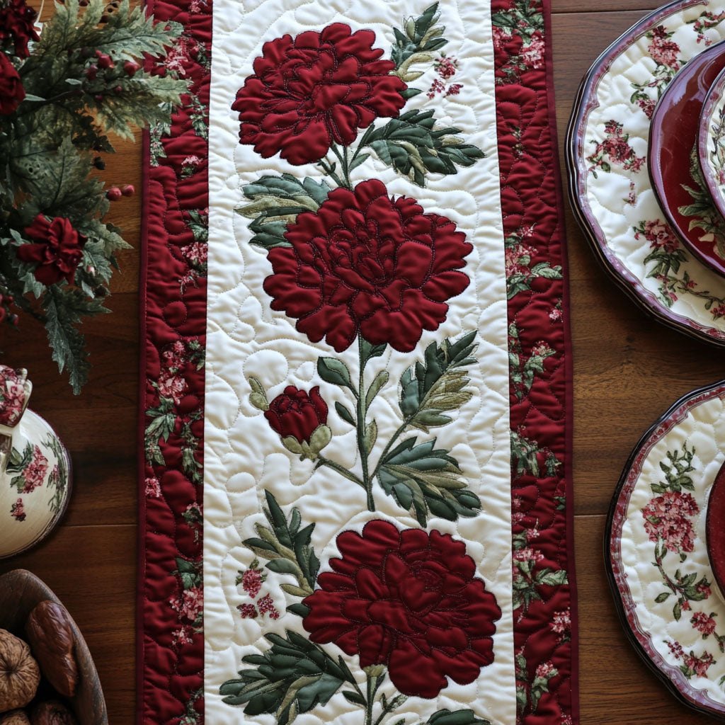 Ohio Red Glory Table Runner