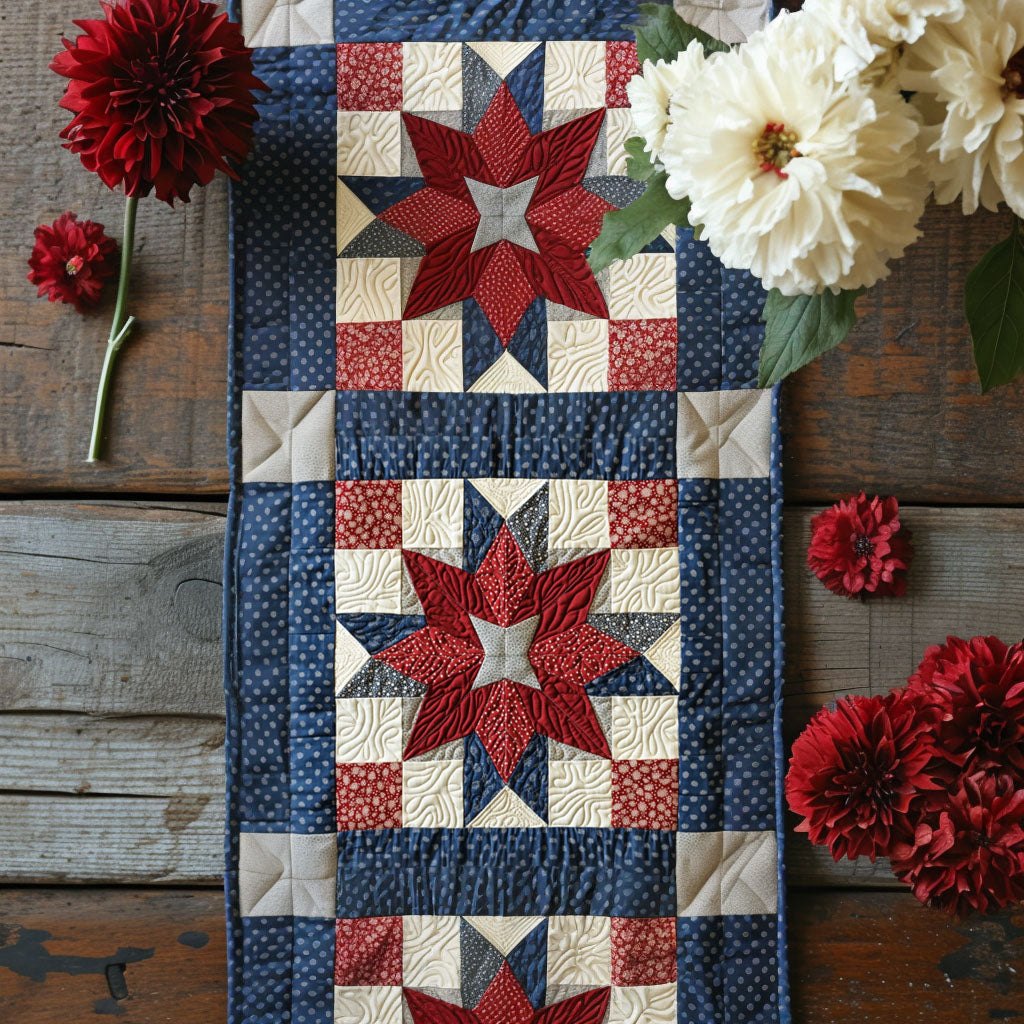 Ohio Star Patchwork Table Runner