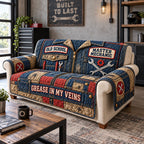 Old School Master Mechanic Sofa Cover