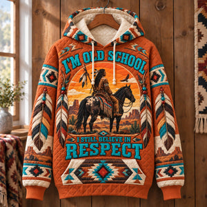 Old School Native Respect Hoodie, Sweater and T-Shirt - Made to Order