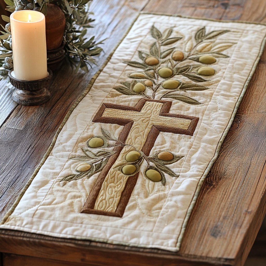 Olive Grace Table Runner