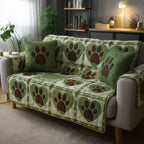 Olive Paw Haven Sofa Cover