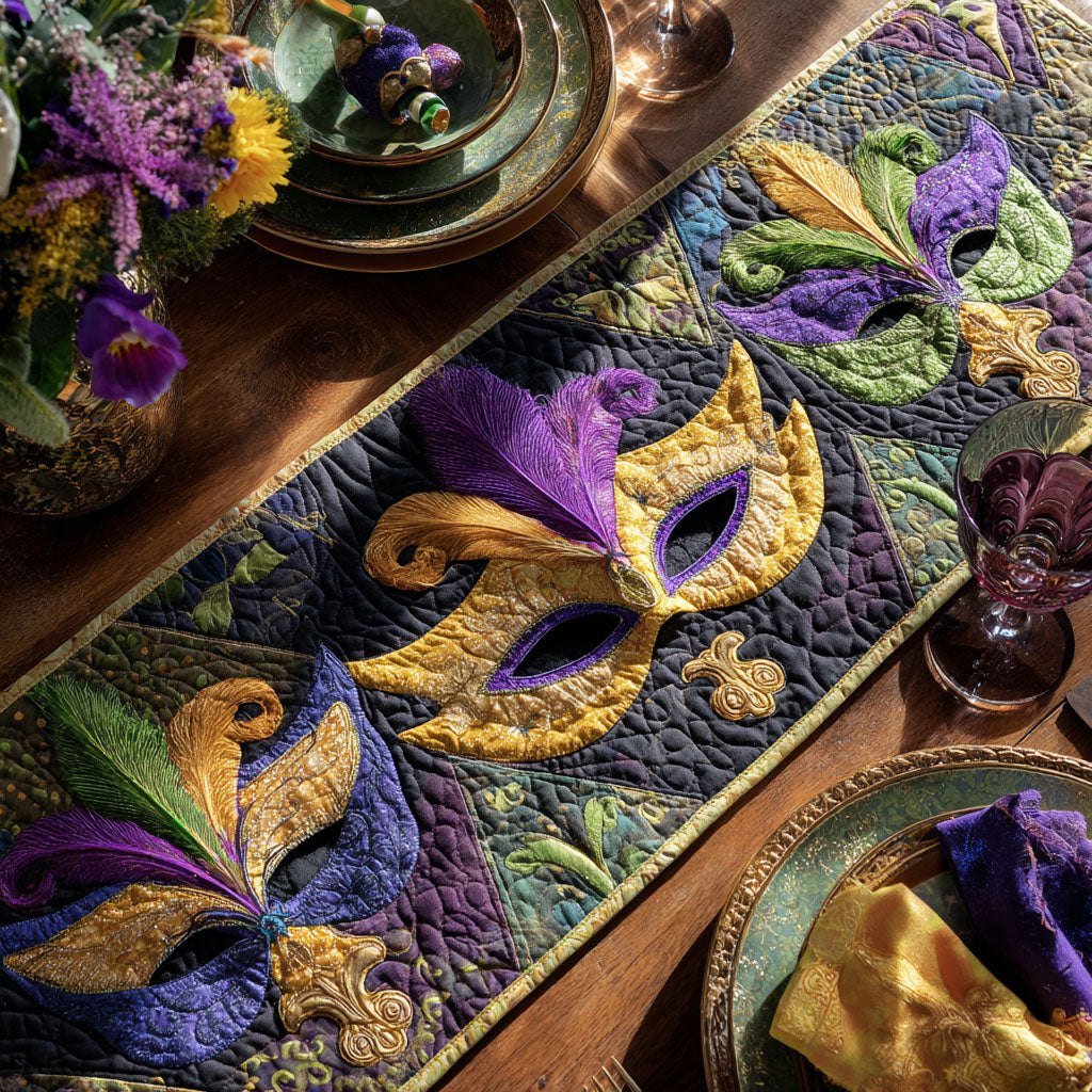 Opulent Carnival Dreams Table Runner