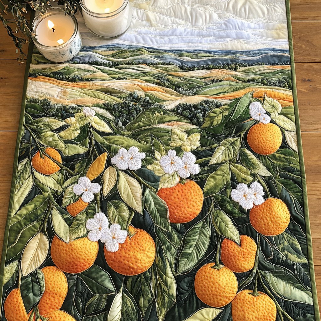 Orange Delight Table Runner