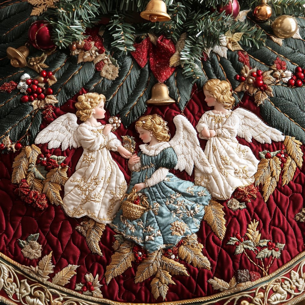 Of Heaven Christmas Tree Skirt