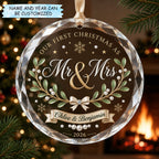 First Christmas Eucalyptus Wreath Christmas Ornament