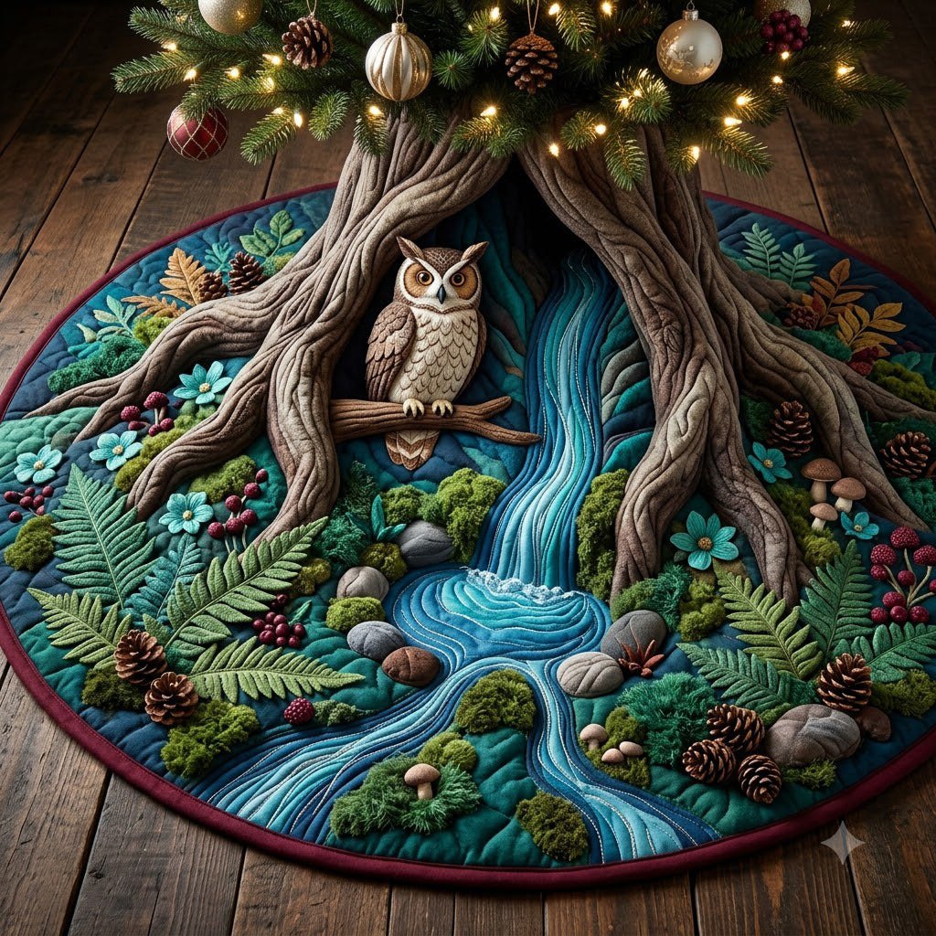 Owl Creek Christmas Tree Skirt