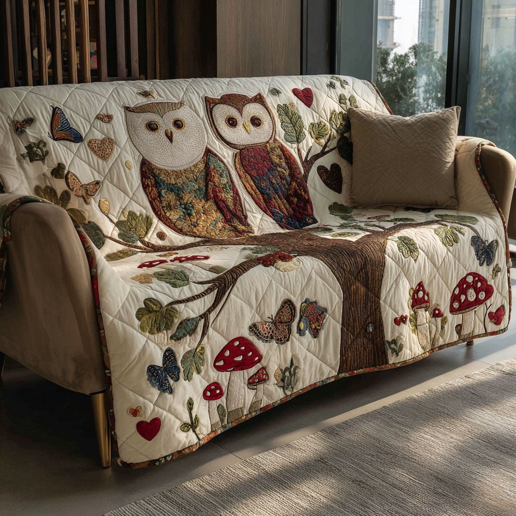 Owl Garden Sofa Cover