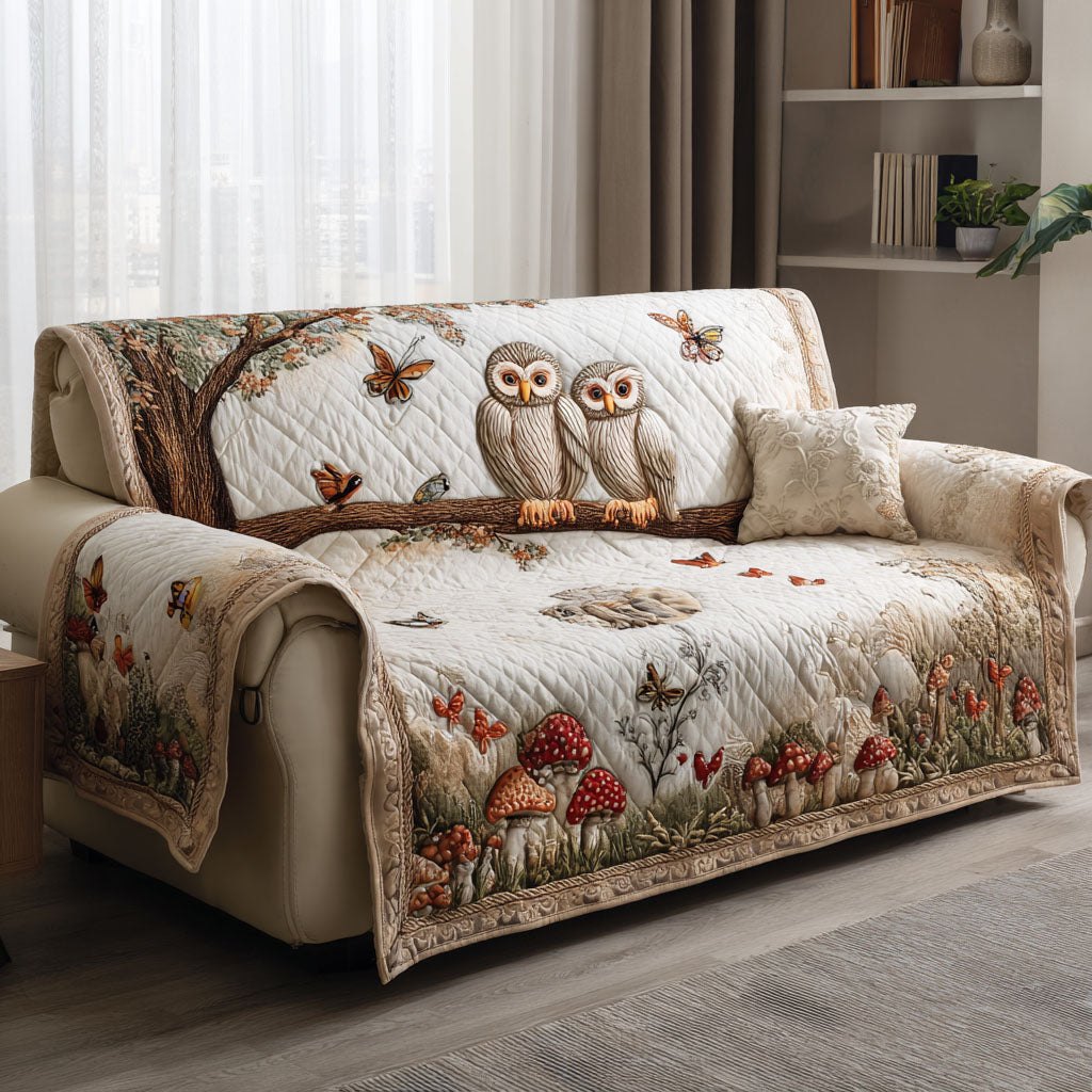 Owl Lover Sofa Cover