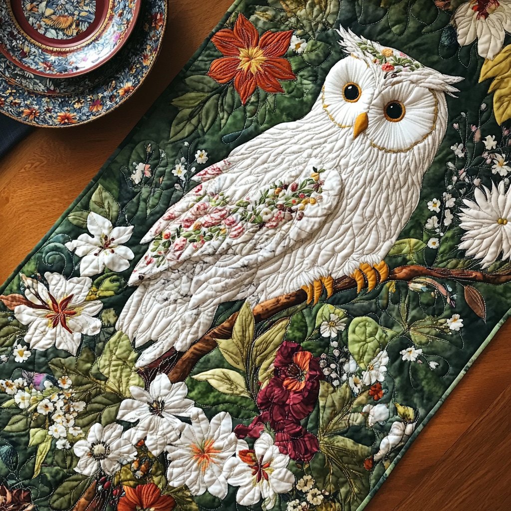 Owl Serenade Table Runner