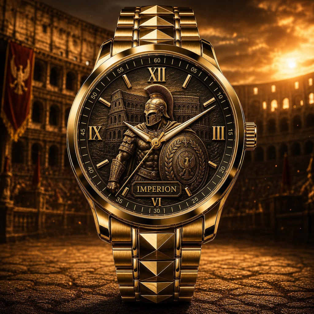 Personalized Gladiator Watch with a custom name set into the design