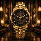 Custom Personalized Art Deco Watch — personalized with a custom name