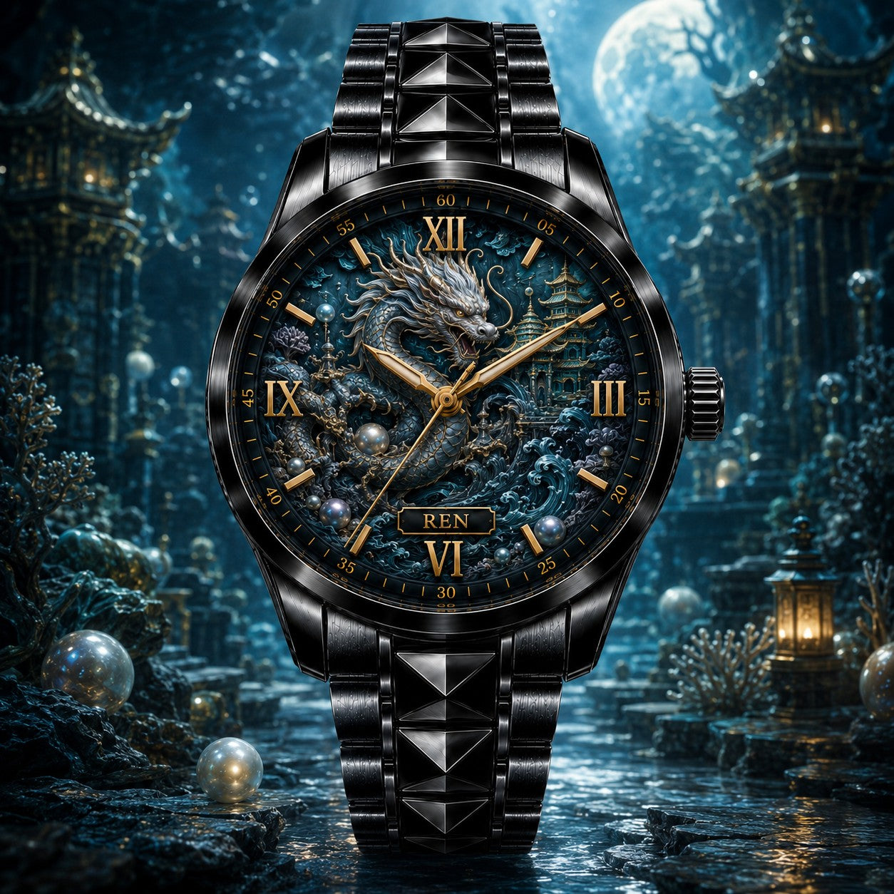 Custom Name Watch — personalized with a custom name