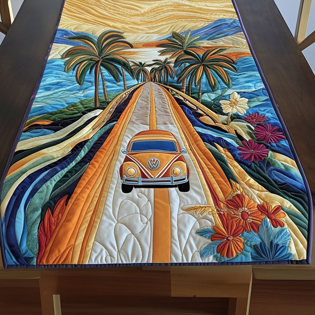 Pacific Road Trip Table Runner
