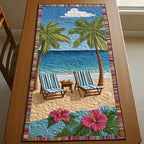 Palm Oasis Table Runner