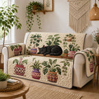 Panther Botanical Slumber Sofa Cover