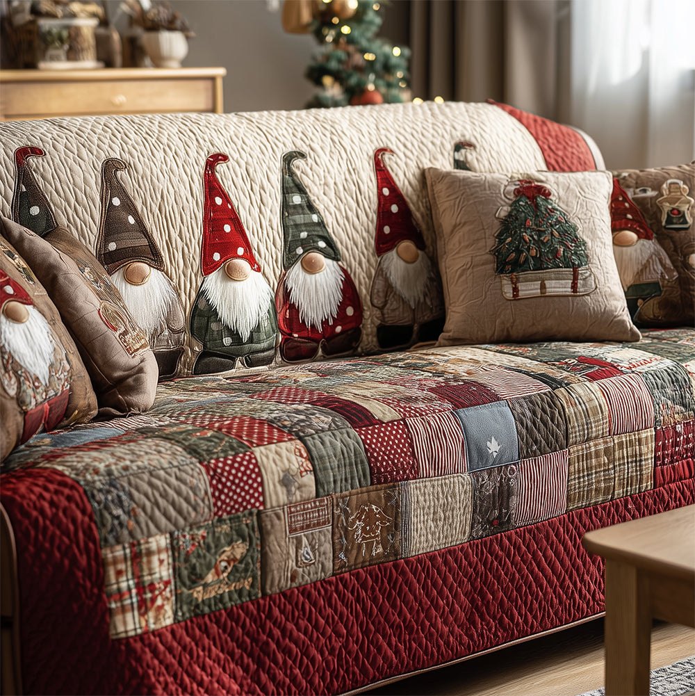 Parade of Gnomes Sofa Cover