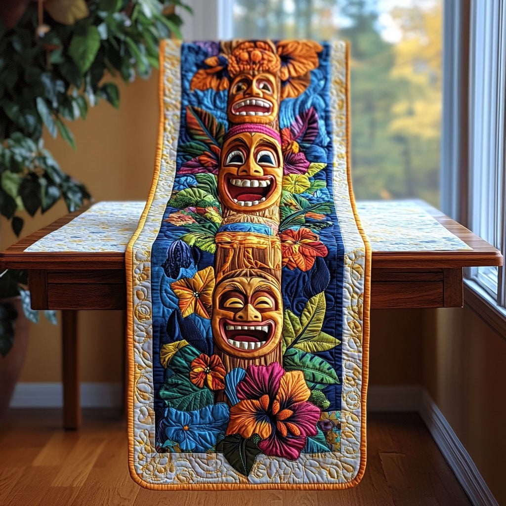 Paradise Carvings Table Runner
