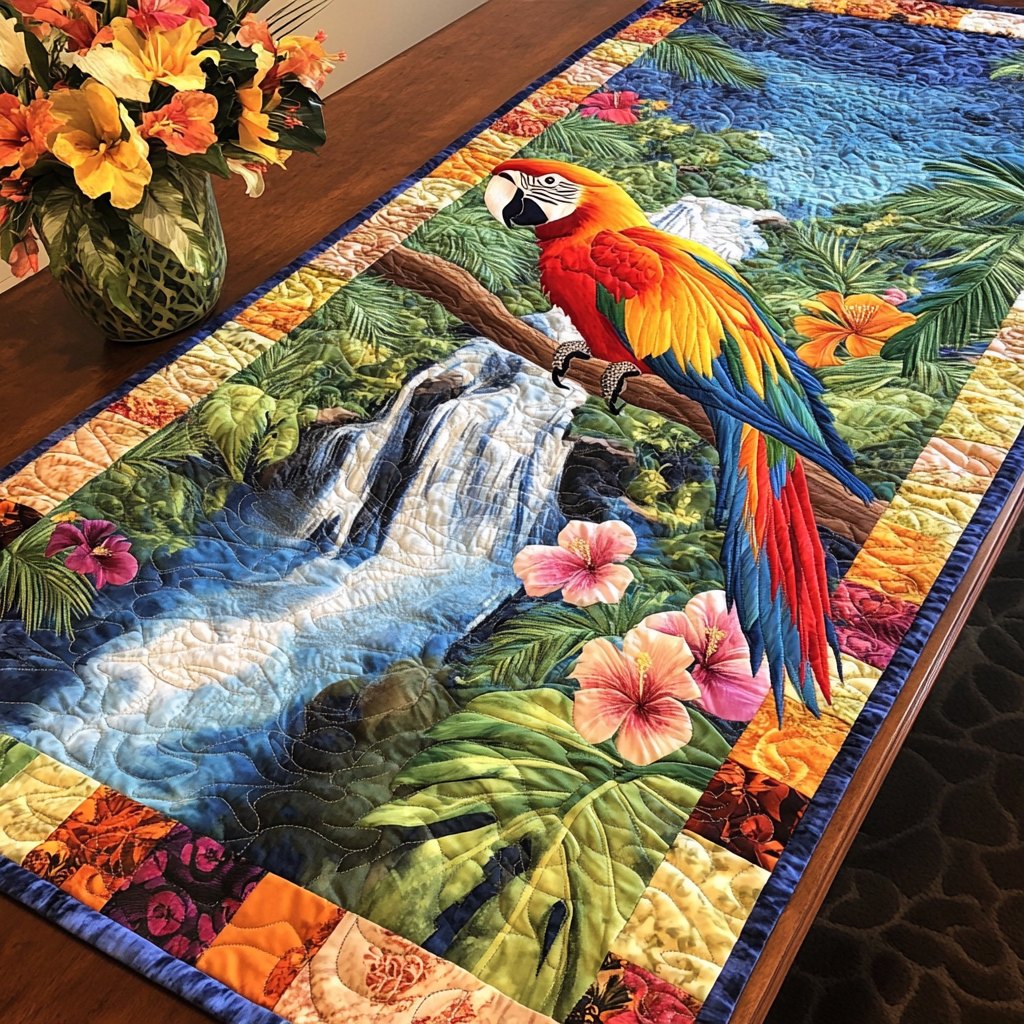 Parrot Escape Table Runner