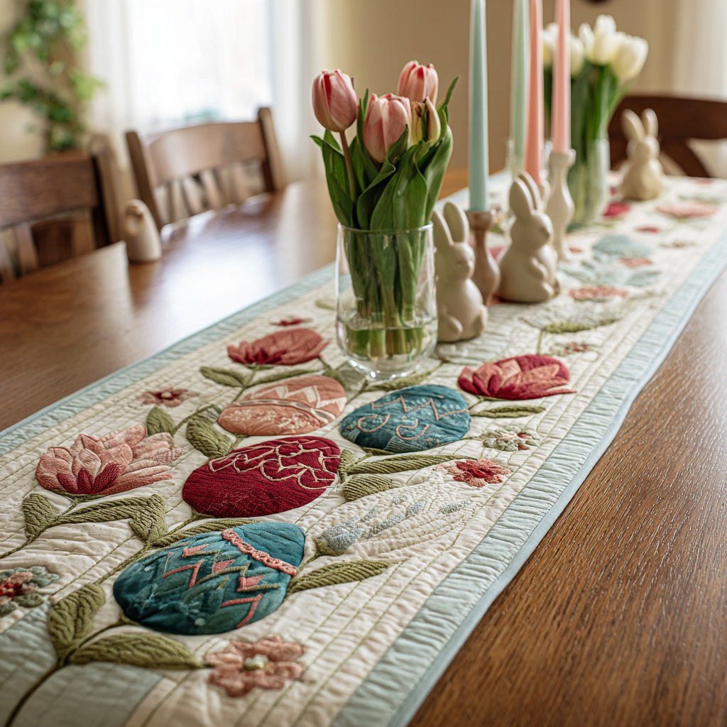Pastel Blossoms Table Runner