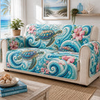 Pastel Flora Swimmers Sofa Cover