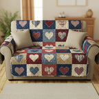 Patchwork Romance Sofa Cover