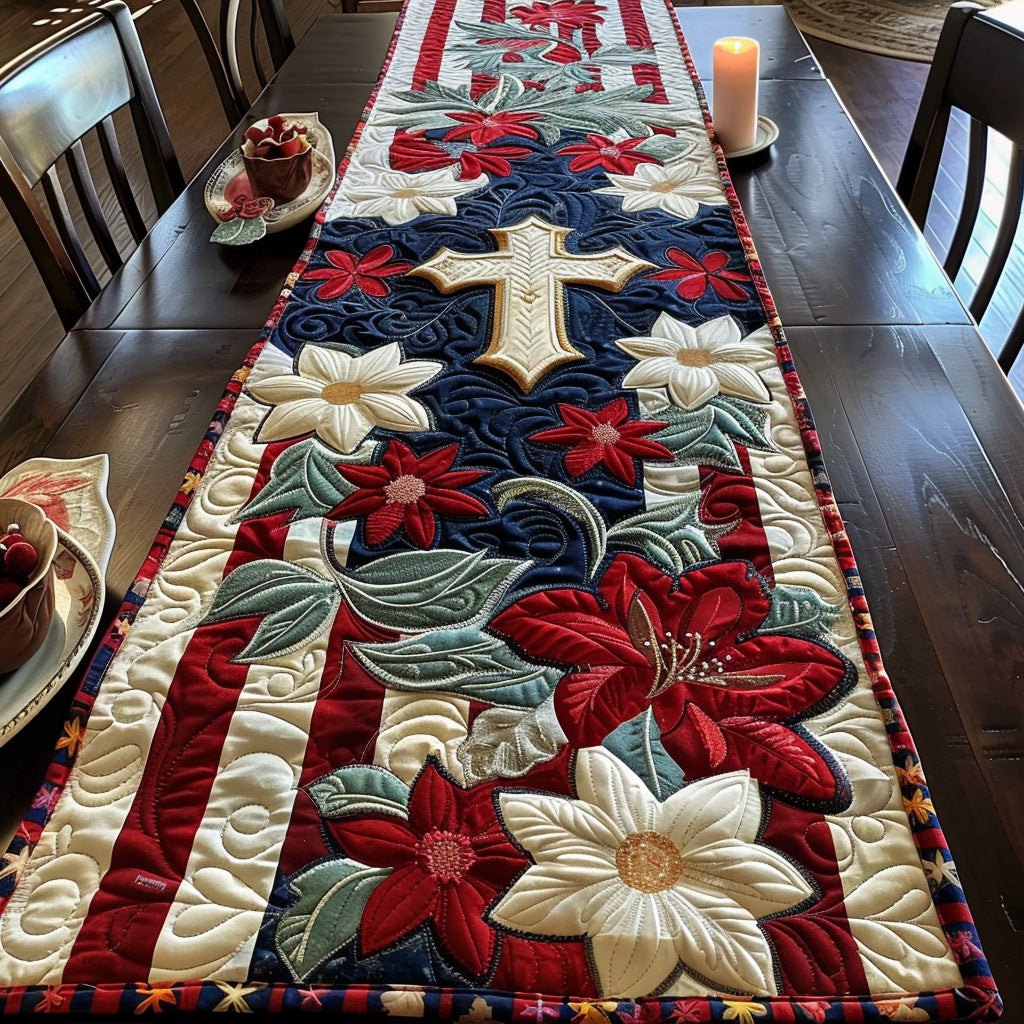 Patriot Faith Table Runner