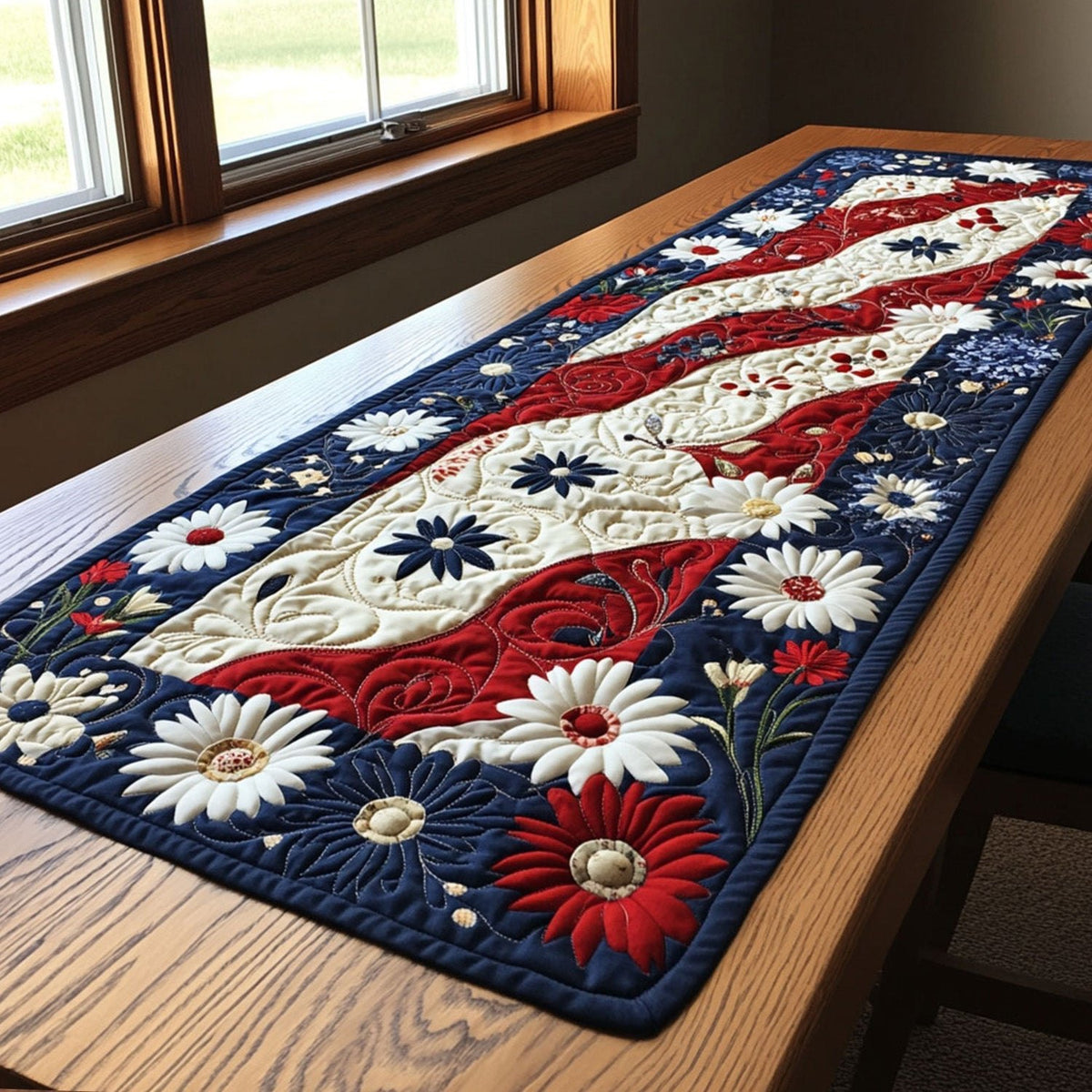 Patriotic Harmony Table Runner
