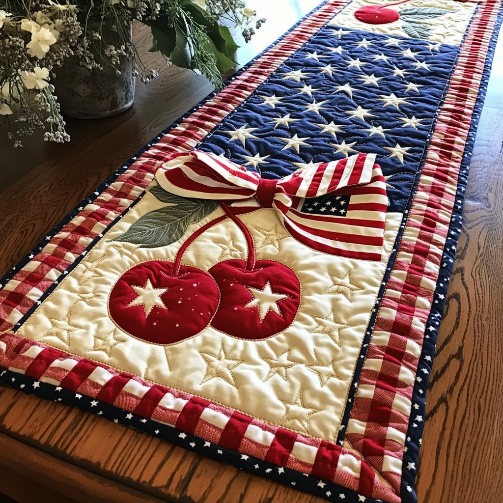 Patriotic Pop Table Runner