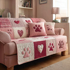 Paw Heartline Sofa Cover