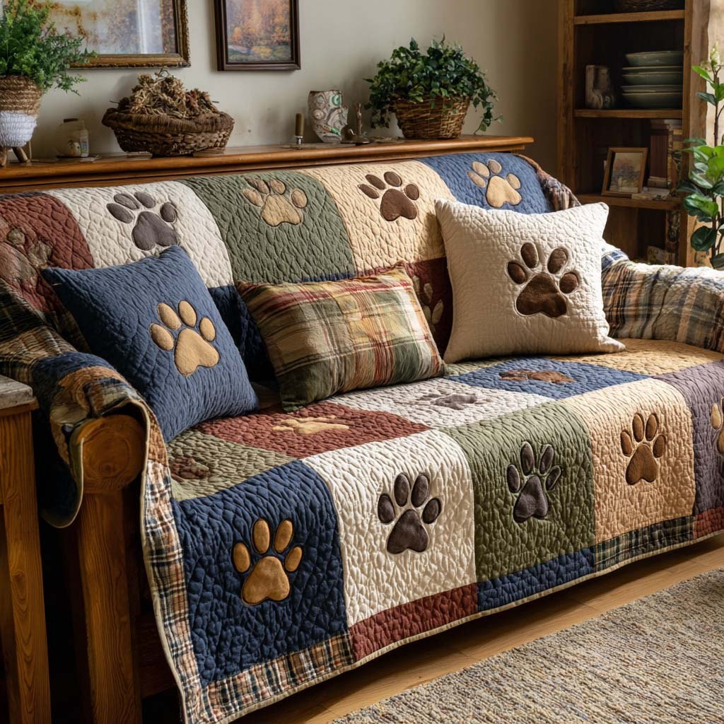 Paw Rustic Sofa Cover