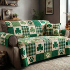 Paw and Clover Sofa Cover