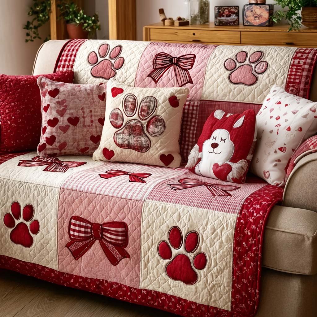 Pawprint Magic Sofa Cover