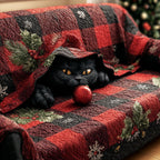 Paws of Winter Sofa Cover