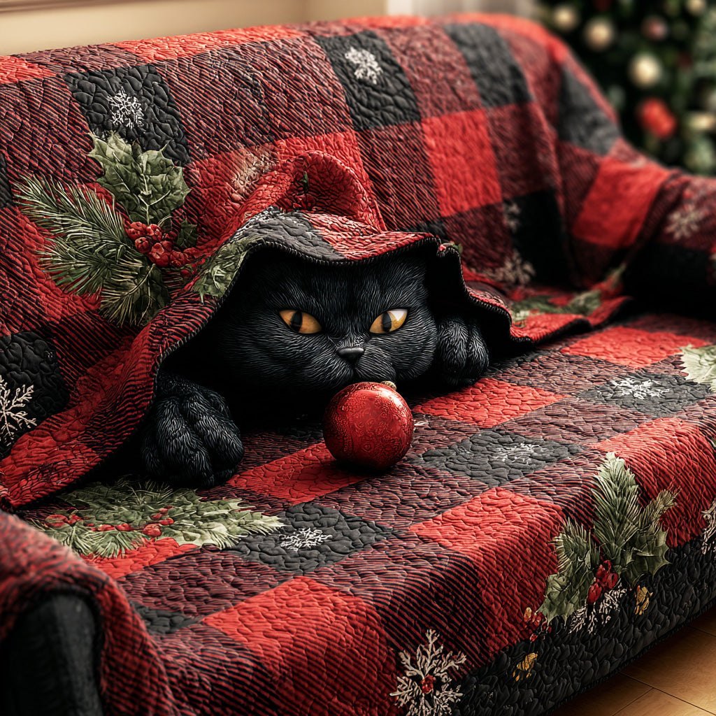 Paws of Winter Sofa Cover