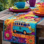 Peace Bloom Table Runner