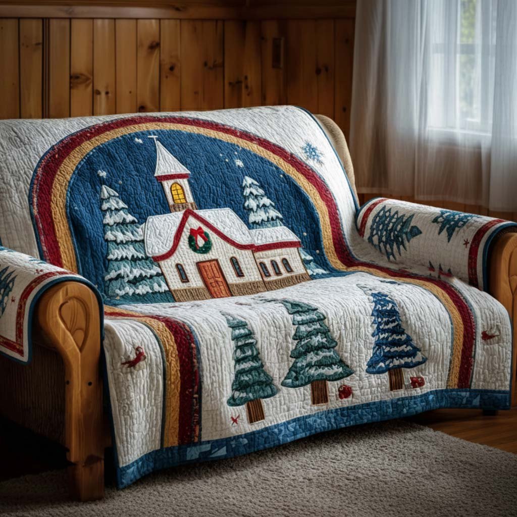 Peaceful Chapel Eve Sofa Cover
