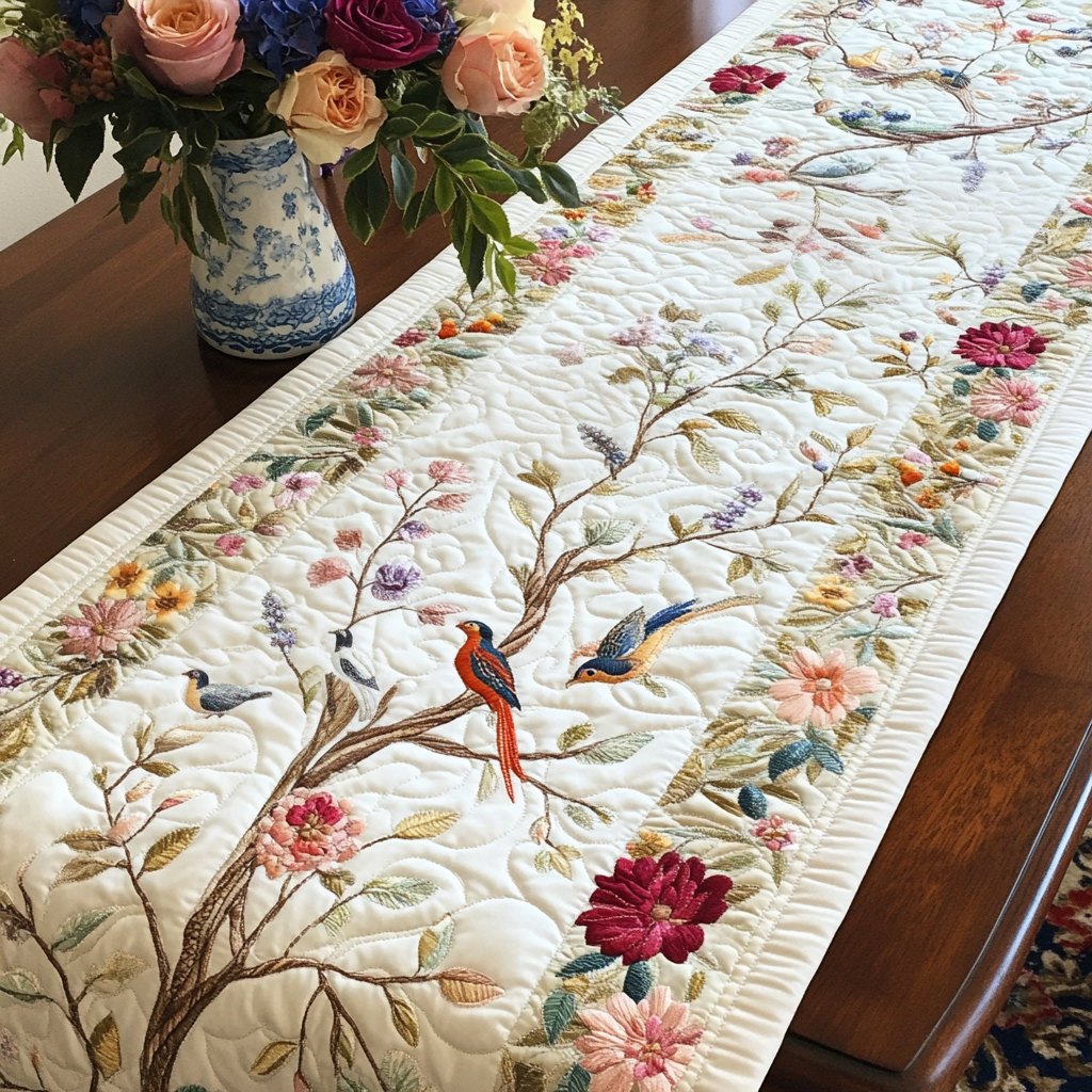 Peaceful Perch Table Runner