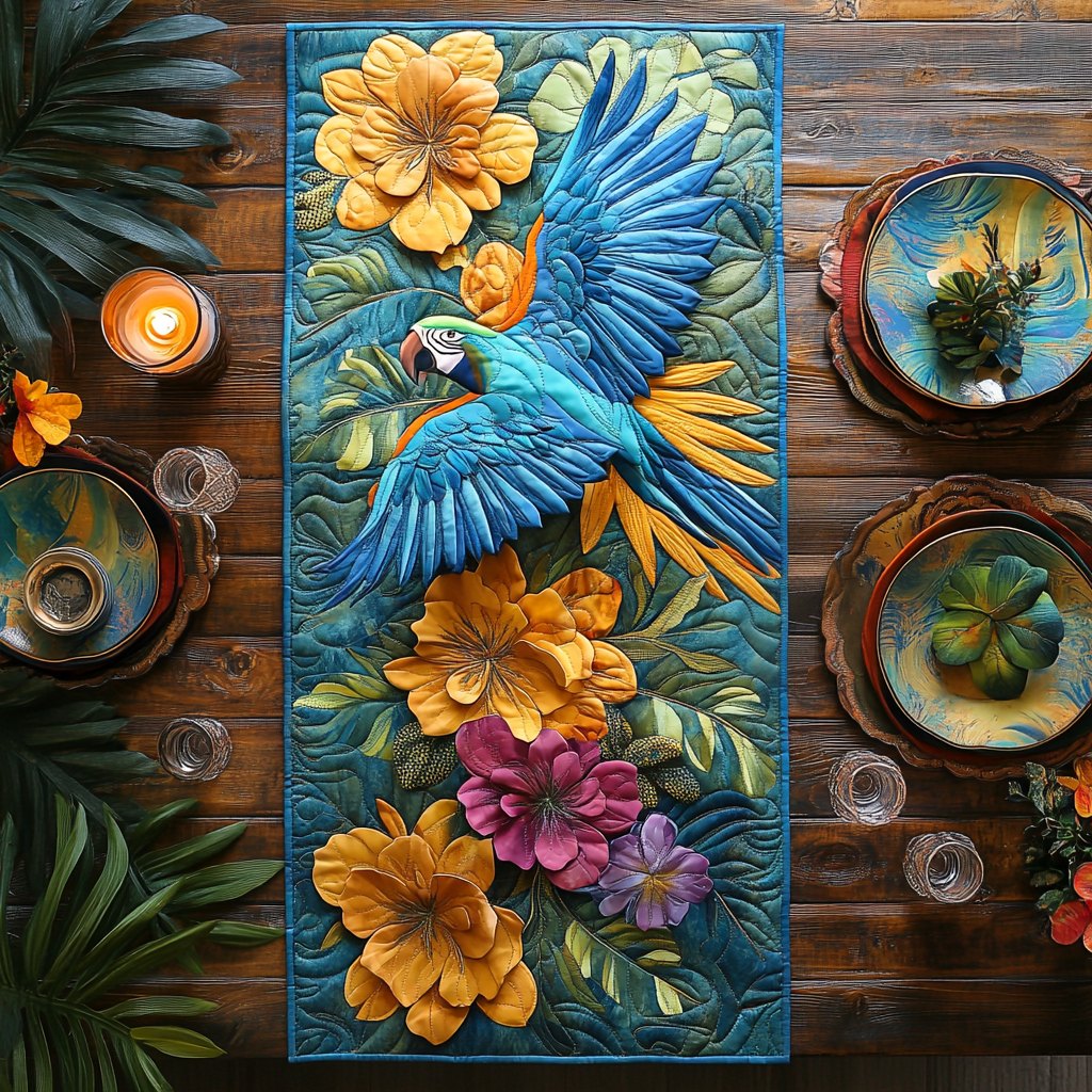 Peck of Color Table Runner