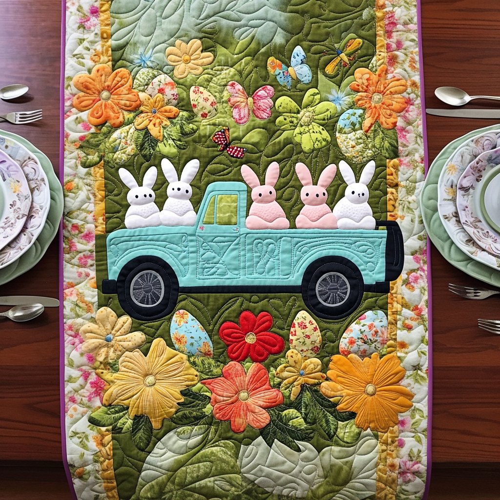 Peep Blooms Table Runner