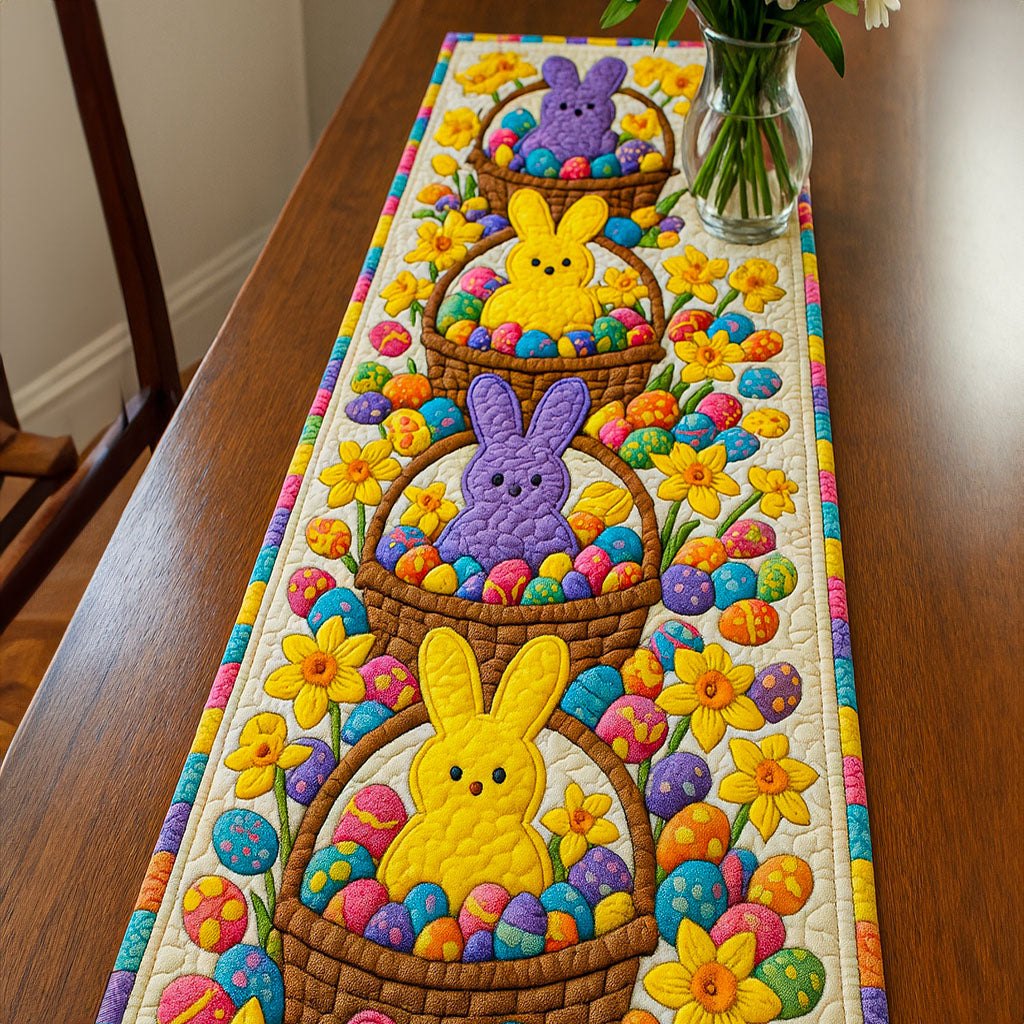 Peeps and Eggs Table Runner